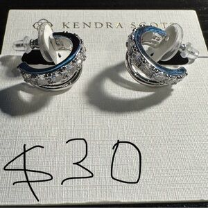 Kendra Scott Silver Hoop Earrings